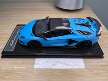 Load image into Gallery viewer, Lamborghini Aventador SVJ - Blu Seiler - 1:18
