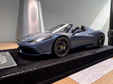 Load image into Gallery viewer, Ferrari 458 Speciale Aperta - Abu Dhabi Blue matte - 1:18
