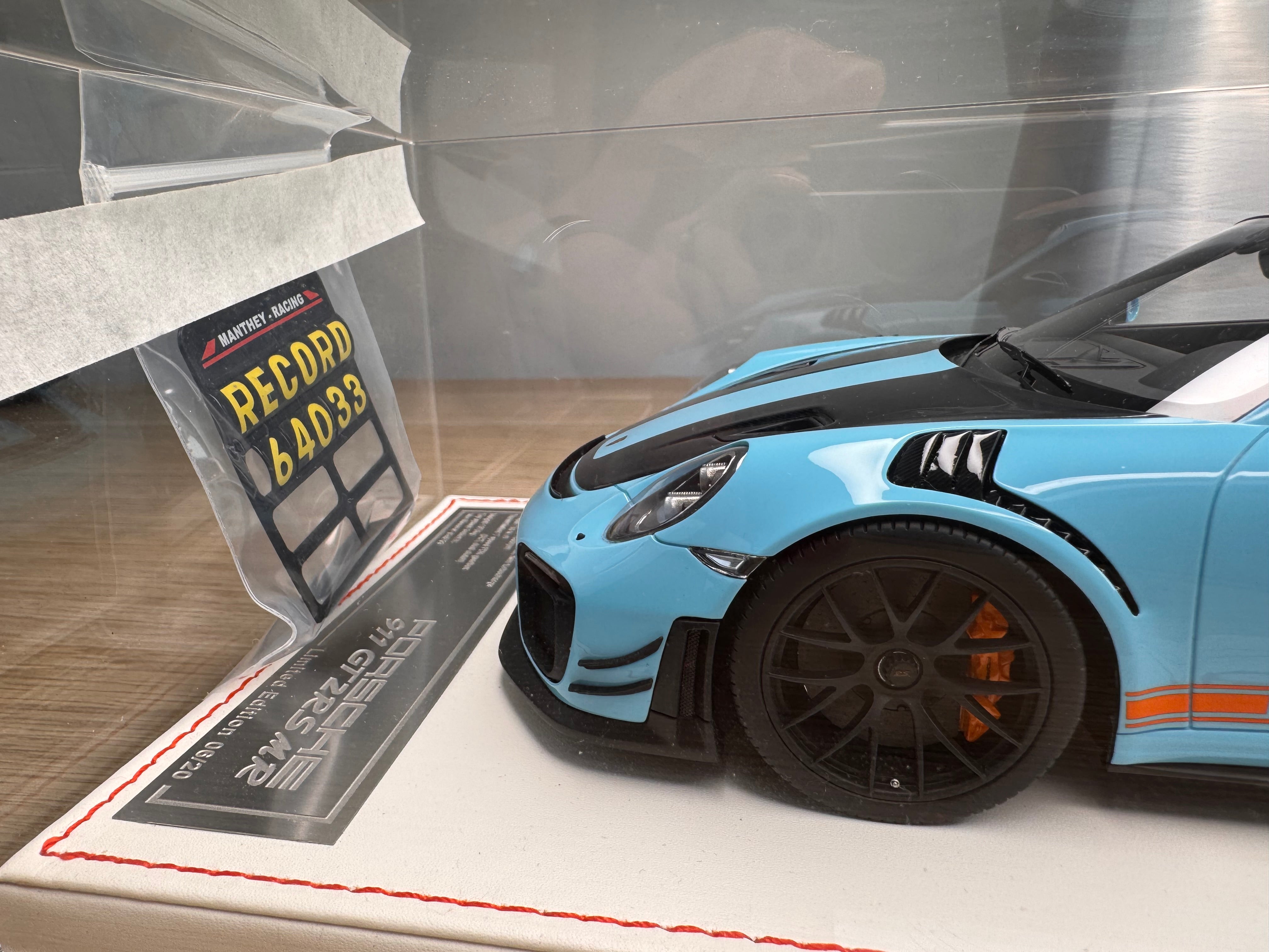 Porsche 911 GT2RSMR - Gulf Blue - 1:18