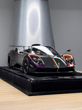 Load image into Gallery viewer, Pagani Zonda Cinque Roadster - Chameleon Purple / Carbon - 1:18
