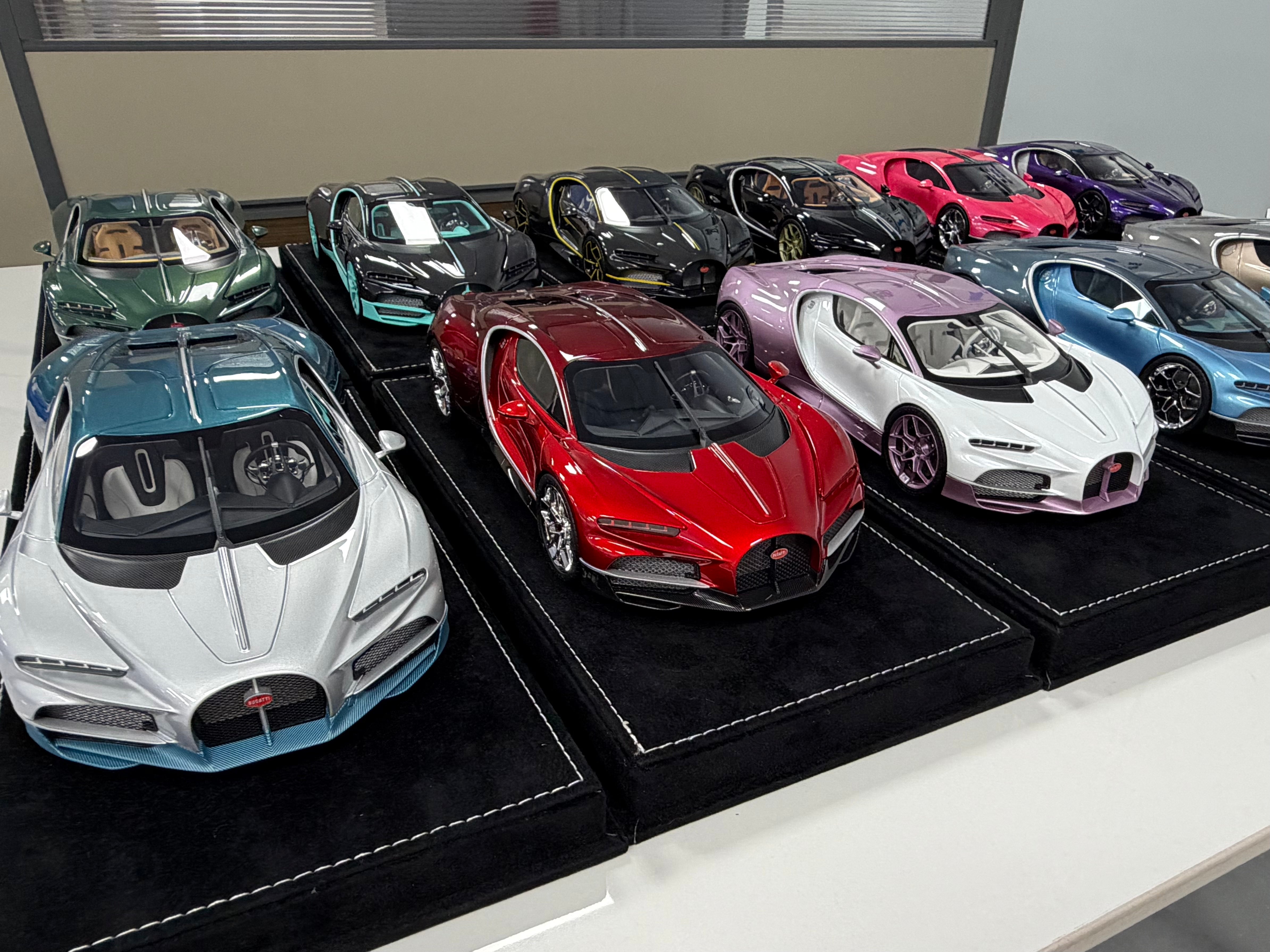 Bugatti Tourbillon - select colour - 1:18