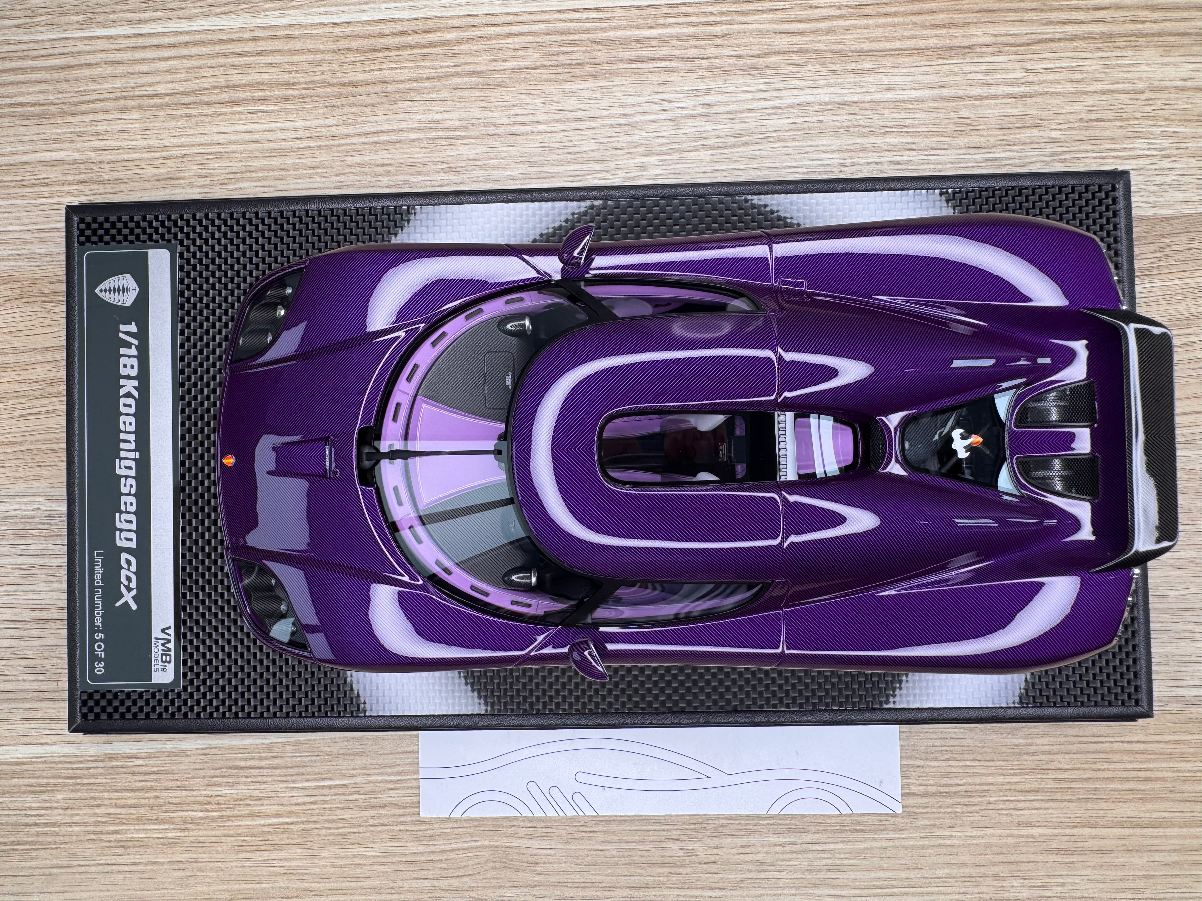 Koenigsegg CCX - Purple Carbon - 1:18