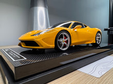 Load image into Gallery viewer, Ferrari 458 Speciale - Giallo Modena Limited Edition 1 of 1 - 1:18
