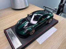 Load image into Gallery viewer, Porsche 911 GT2RS - PTS Forest Green Metallilc on black leather base - 1:18
