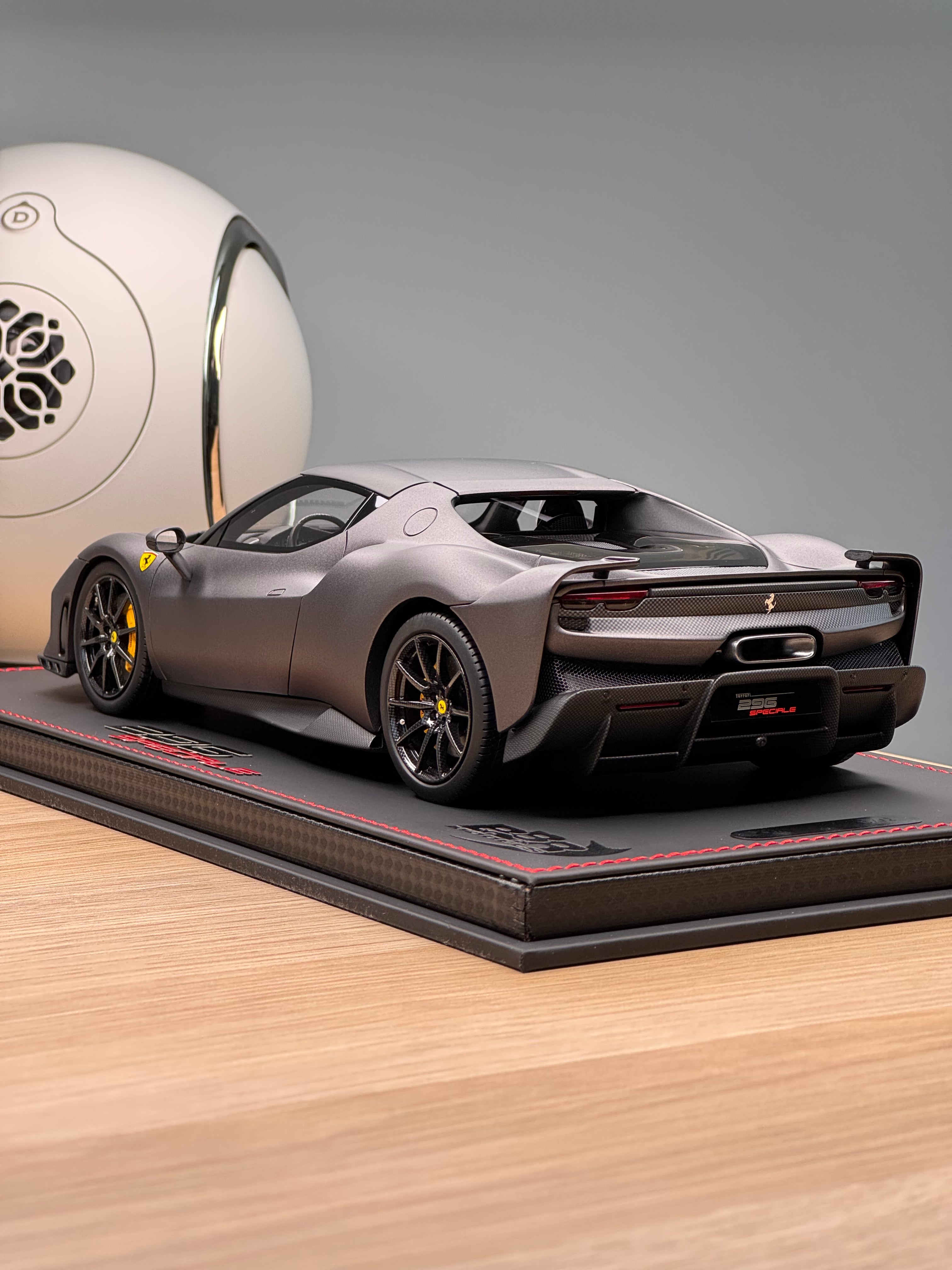 Ferrari 296 Speciale - Grigio Silverstone matte LE12 - 1:18