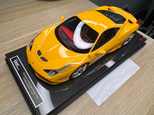 Load image into Gallery viewer, Ferrari 458 Speciale - Giallo Modena Limited Edition 1 of 1 - 1:18
