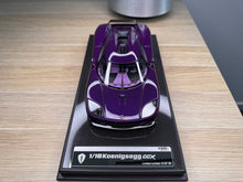 Load image into Gallery viewer, Koenigsegg CCX - Purple Carbon - 1:18
