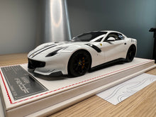 Load image into Gallery viewer, Ferrari F12tdf - Fuji White 2 stripes - 1:18
