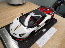 Load image into Gallery viewer, Lamborghini Aventador SVJ - Pearl White / Rosso Khonsu - 1:18
