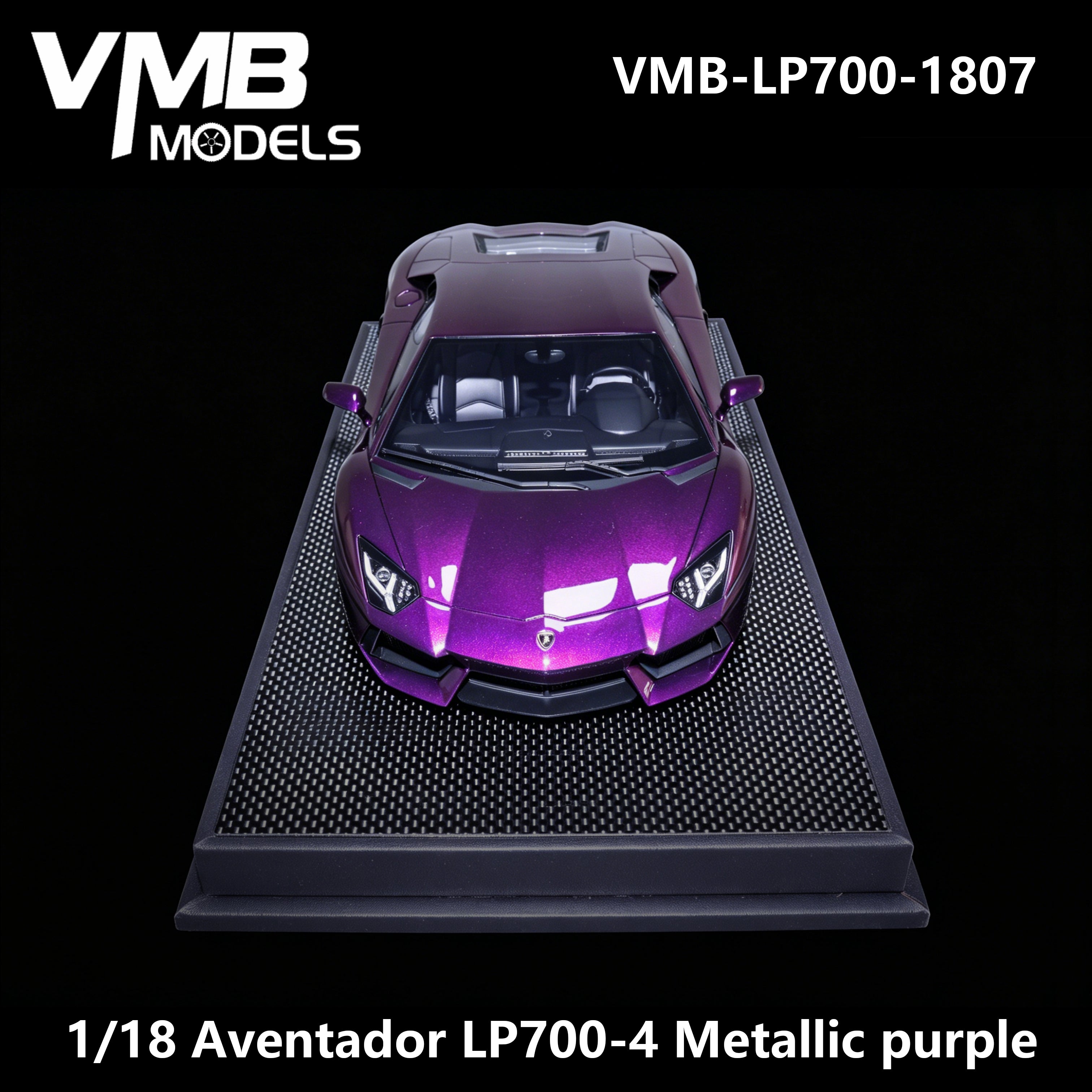 Lamborghini Aventador LP700-4 - Metallic Purple - 1:18