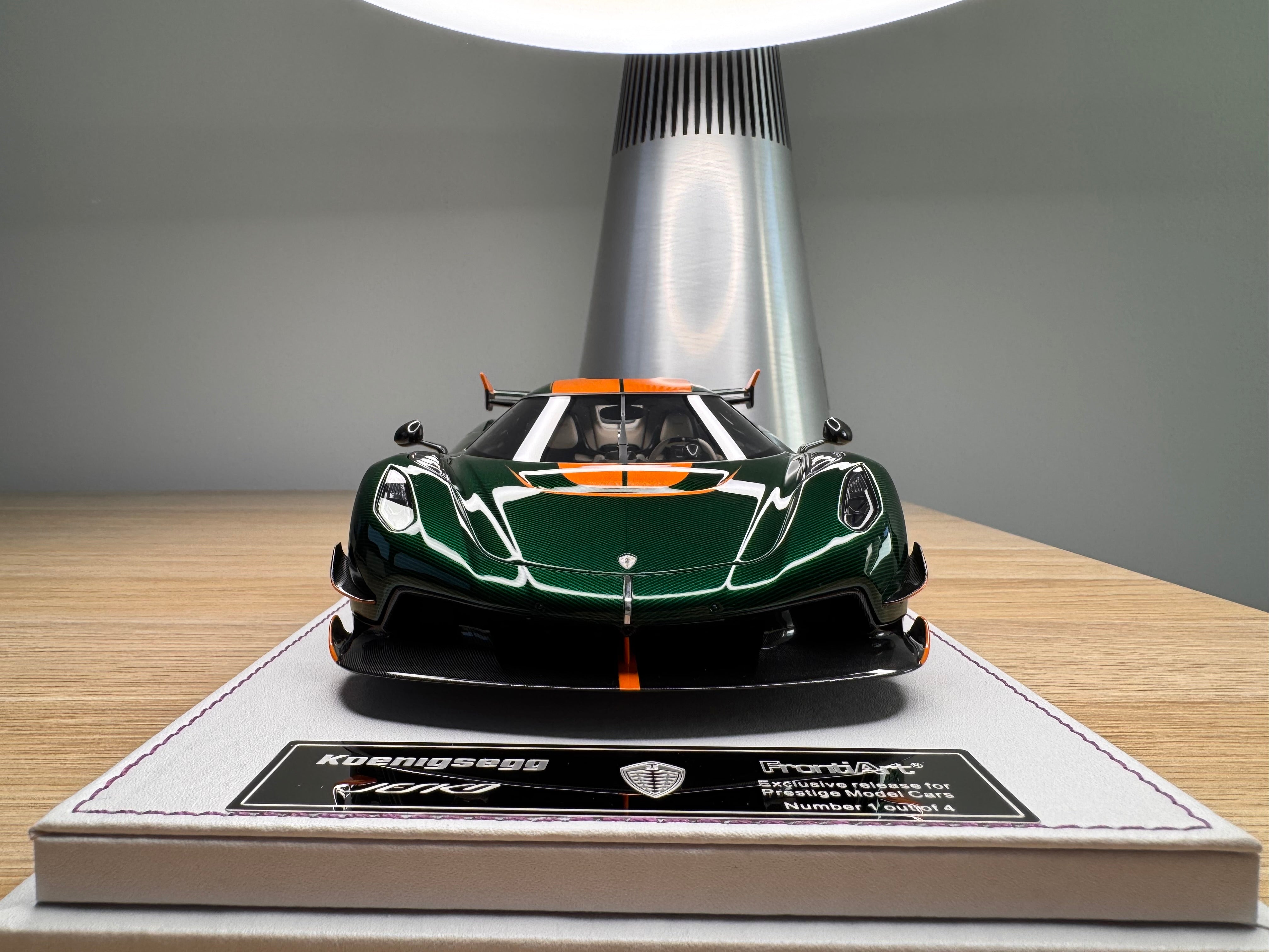 Koenigsegg Jesko PMC Special Project - 7317 Green Tinted Carbon - 1:18