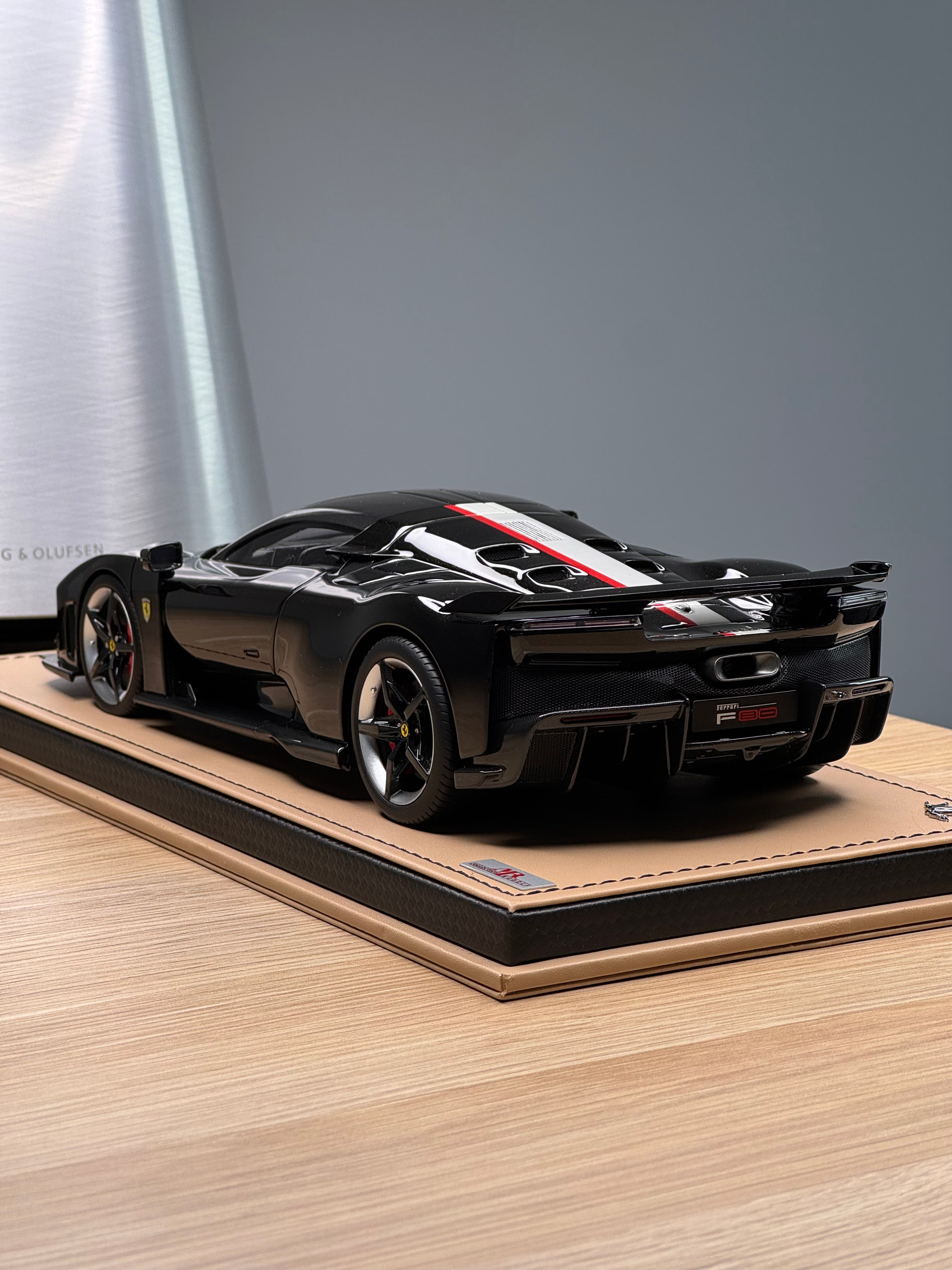 Ferrari F80 - Nero Daytona with livery LE49 - 1:18