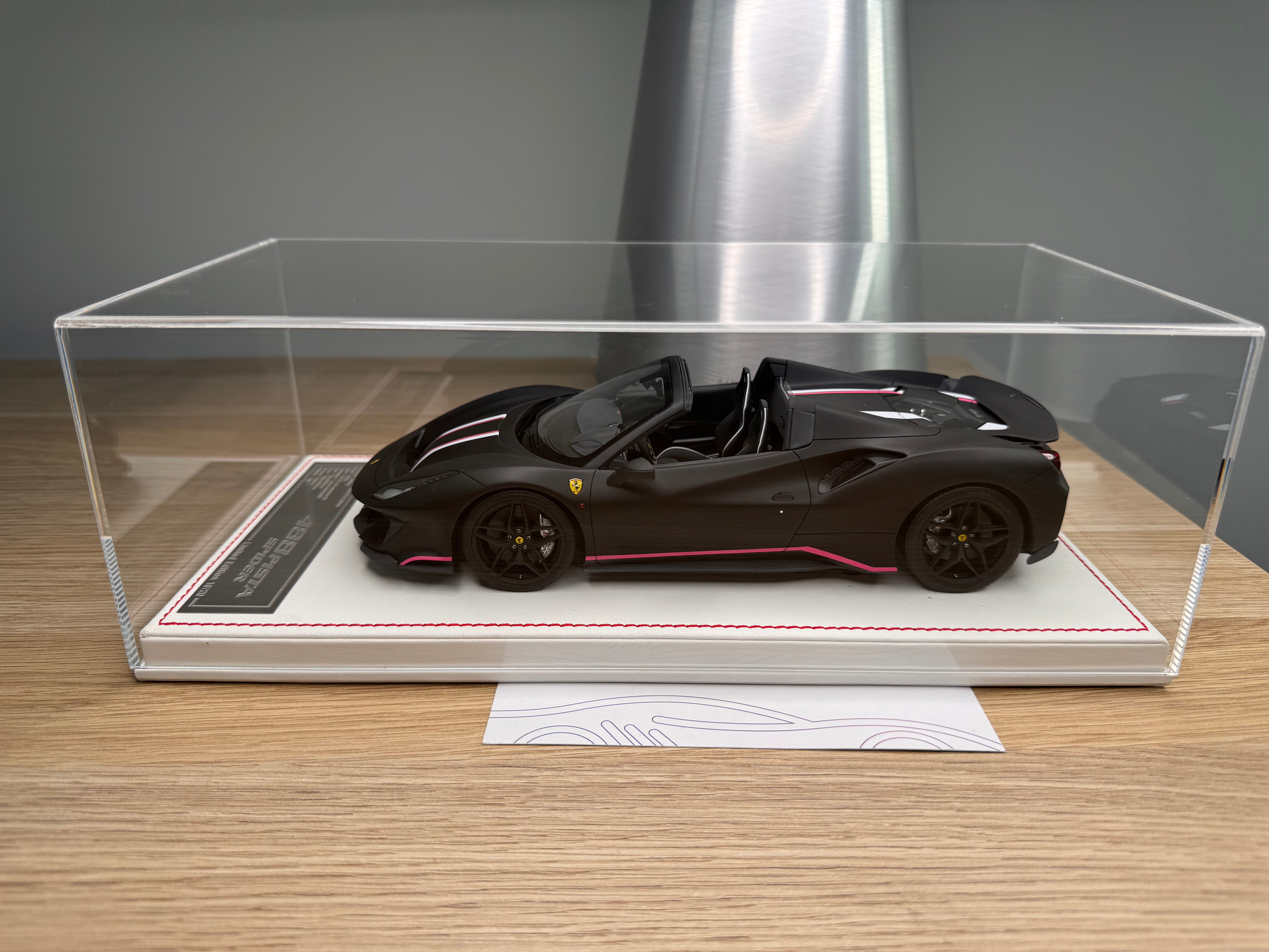 Ferrari 488 Pista Spider - Nero Opaco - 1:18