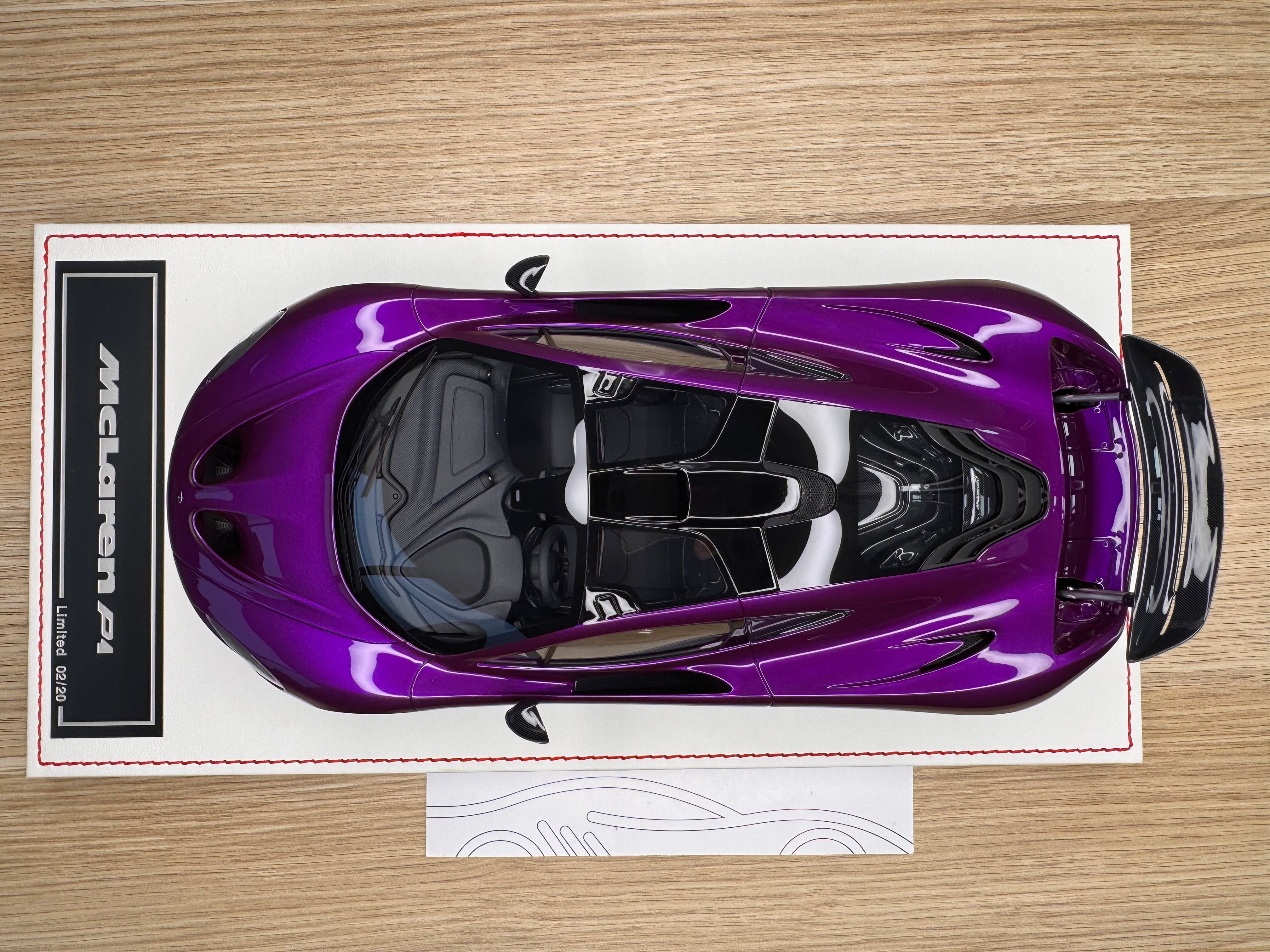 McLaren P1 - Violet Spectrum - 1:18
