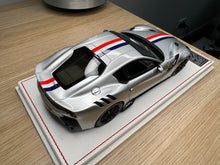 Load image into Gallery viewer, Ferrari F12tdf - Metallic Silver with French livery - 1:18
