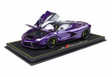 Load image into Gallery viewer, Ferrari LaFerrari - Dubai purple Viola Vio OPEN PARTS - 1:18
