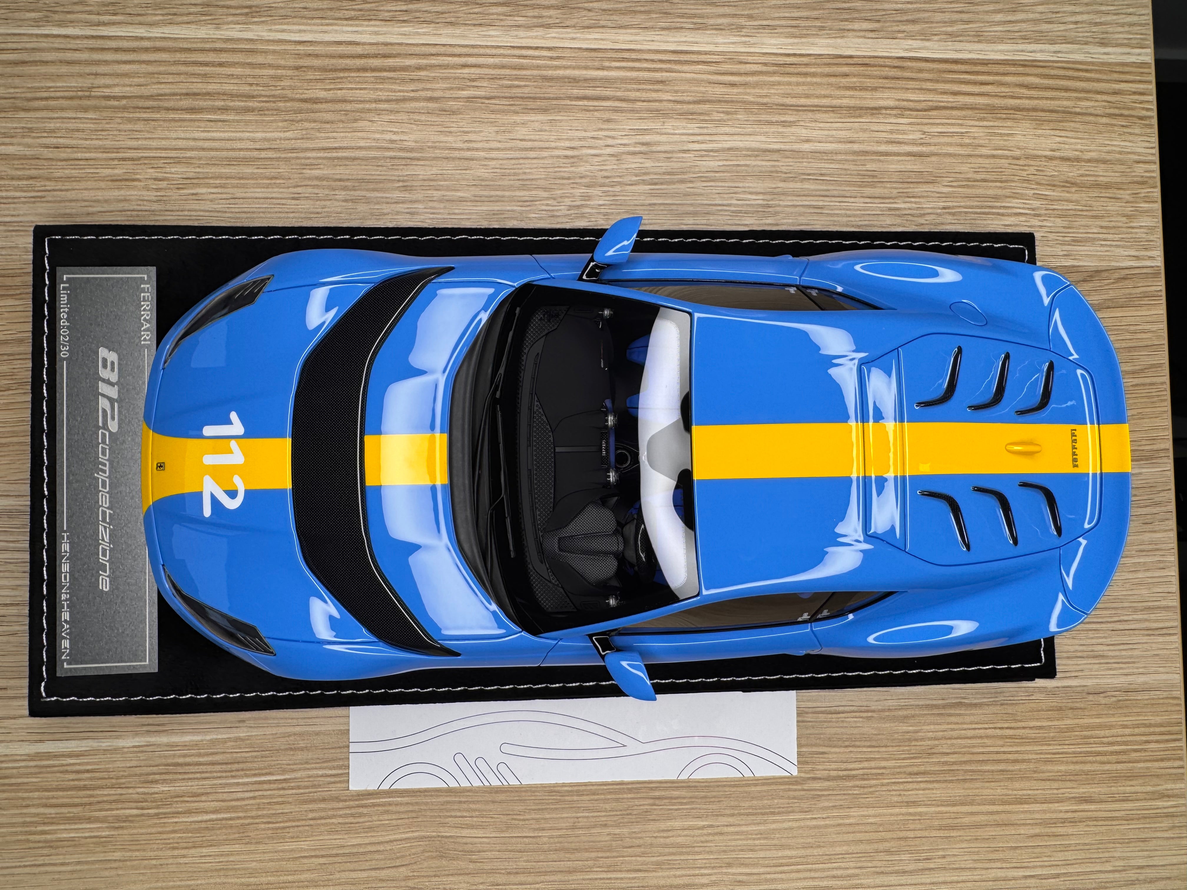 Ferrari 812 Competizione - 112 livery - 1:18