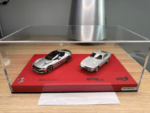 Load image into Gallery viewer, Ferrari 12Cilindri Coupe and Ferrari 365 GTB/4 Daytona - Nurburgring Silver - 1:18
