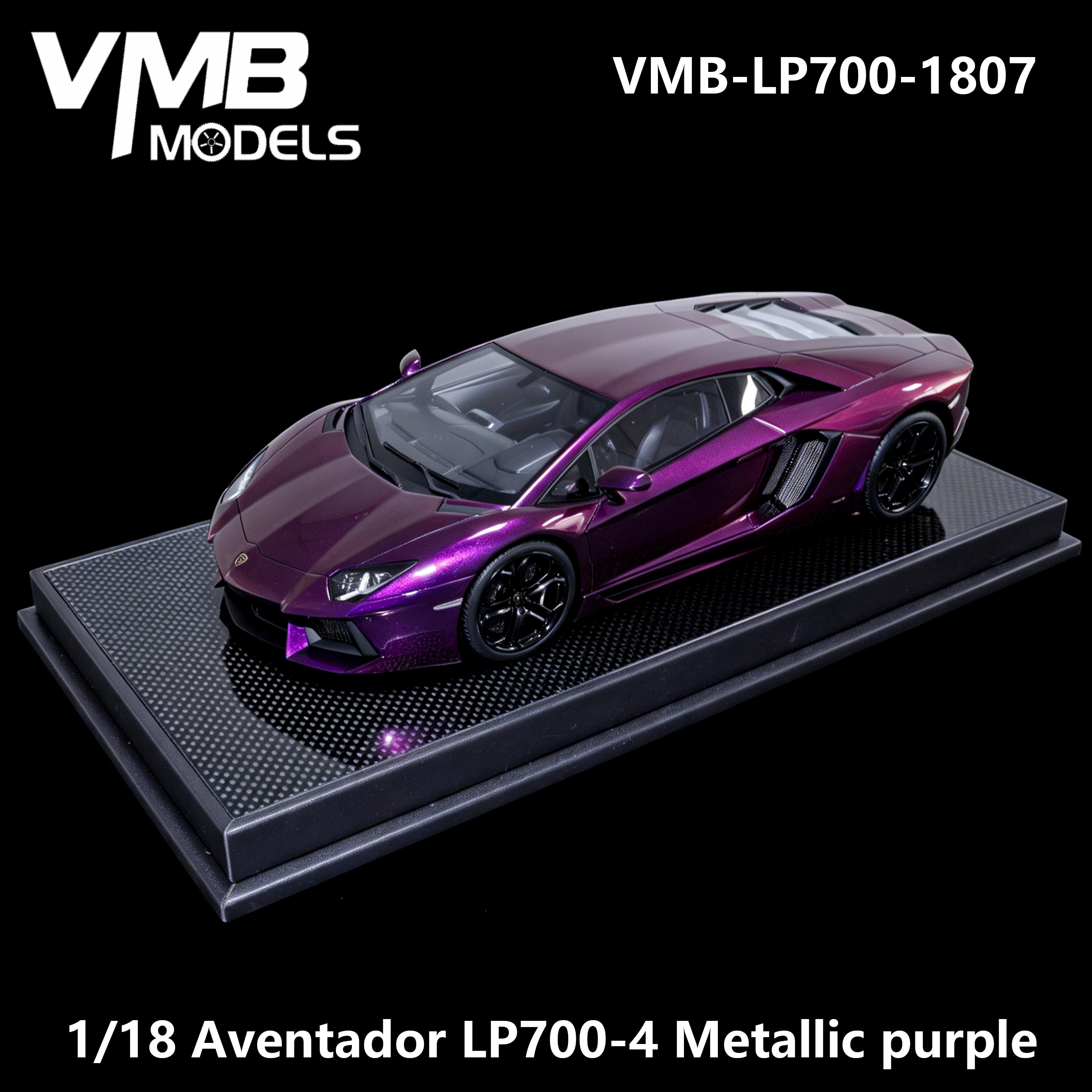 Lamborghini Aventador LP700-4 - Metallic Purple - 1:18