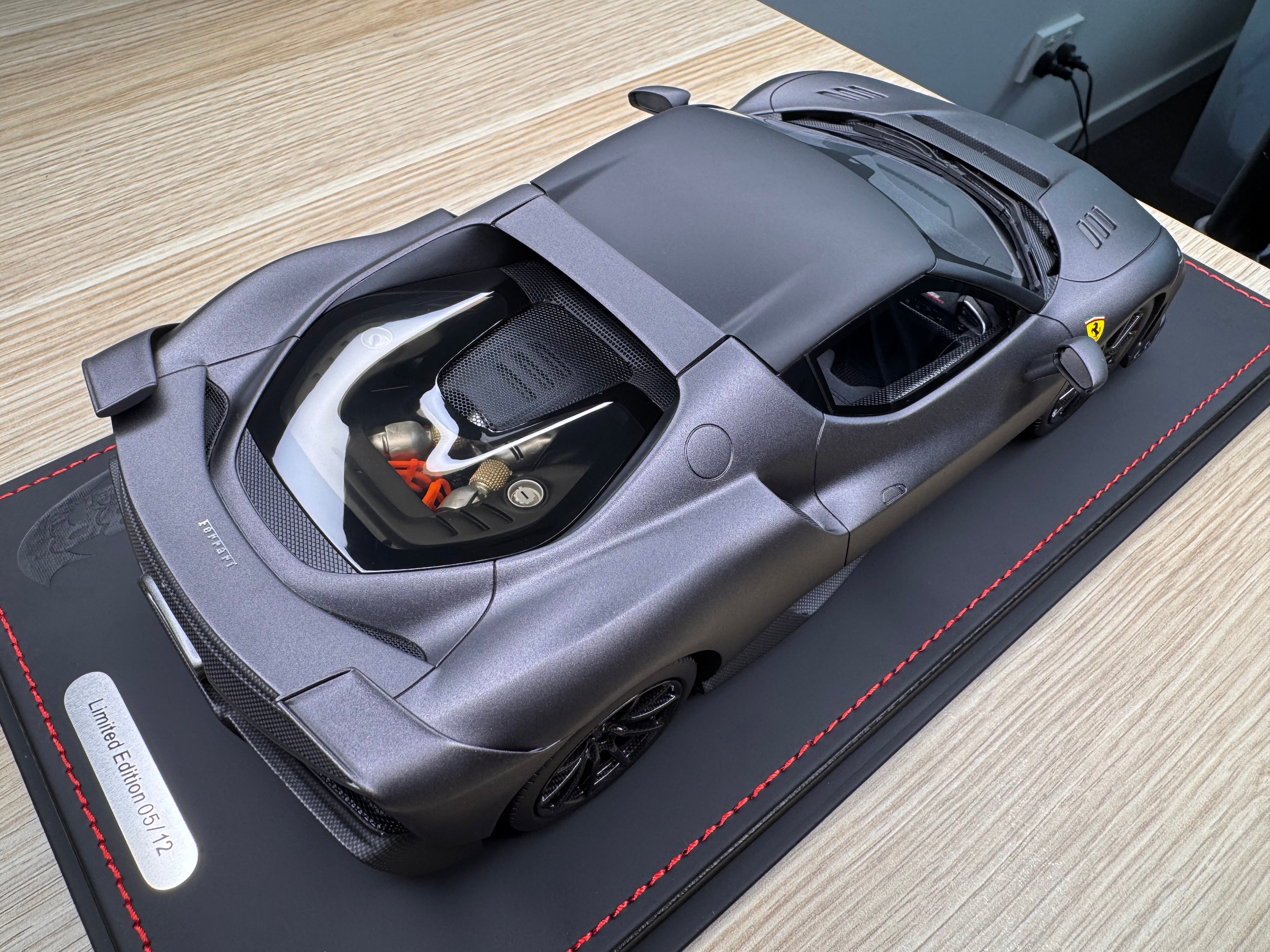 Ferrari 296 Speciale - Grigio Silverstone matte LE12 - 1:18