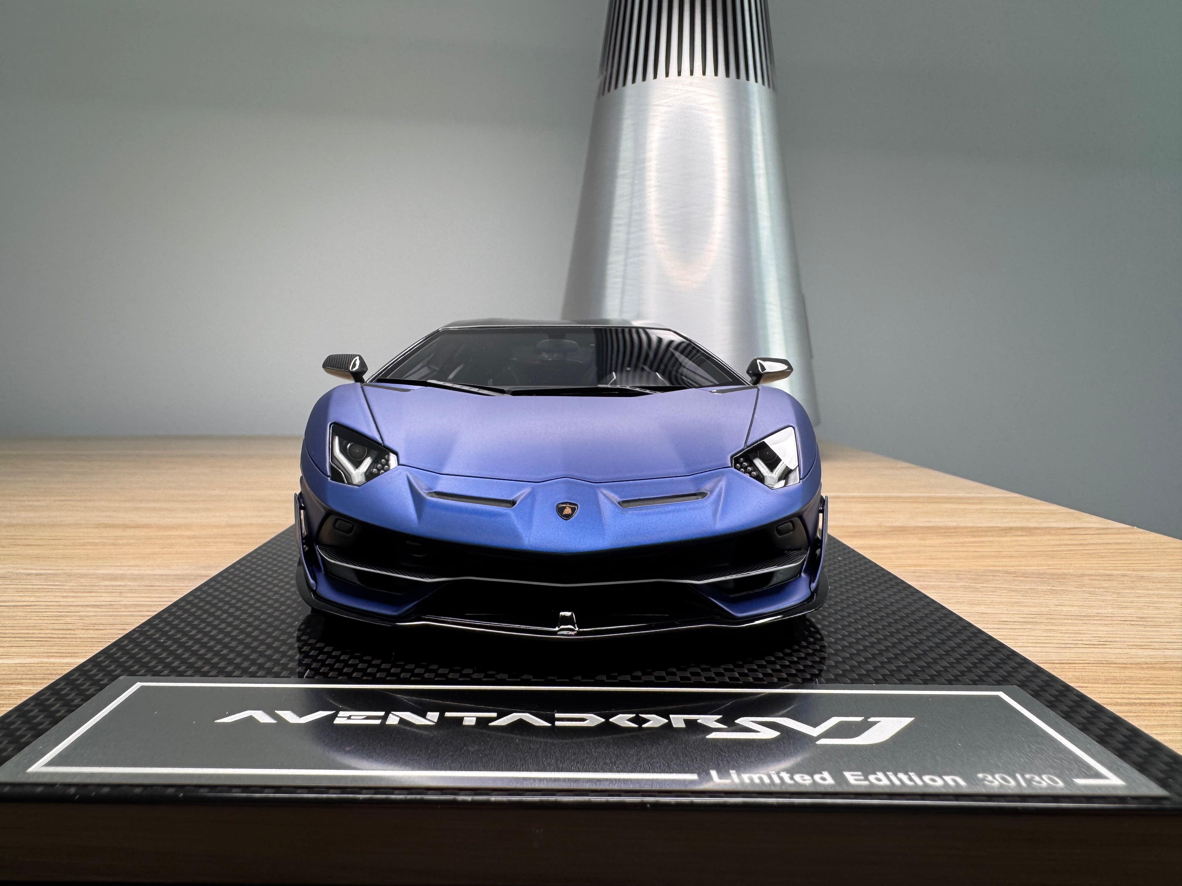 Lamborghini Aventador SVJ - Blu Emera - 1:18