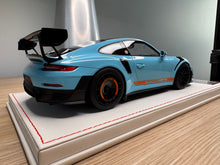 Load image into Gallery viewer, Porsche 911 GT2RSMR - Gulf Blue - 1:18
