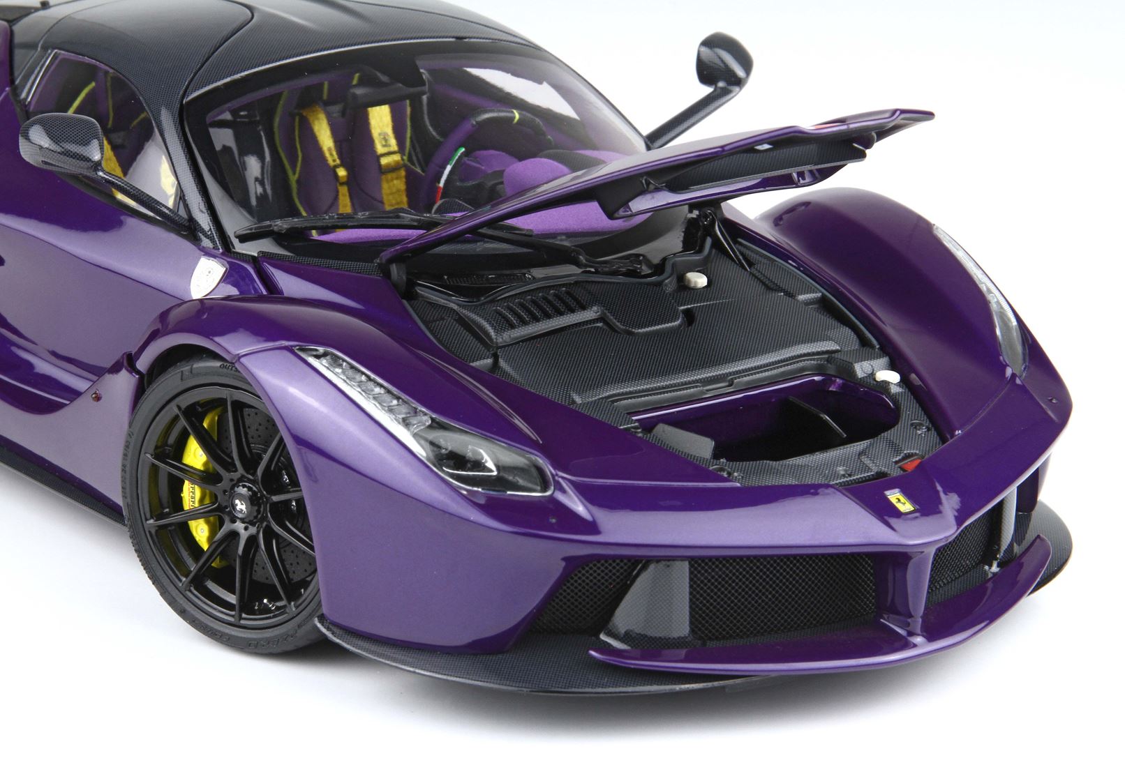 Ferrari LaFerrari - Dubai purple Viola Vio OPEN PARTS - 1:18