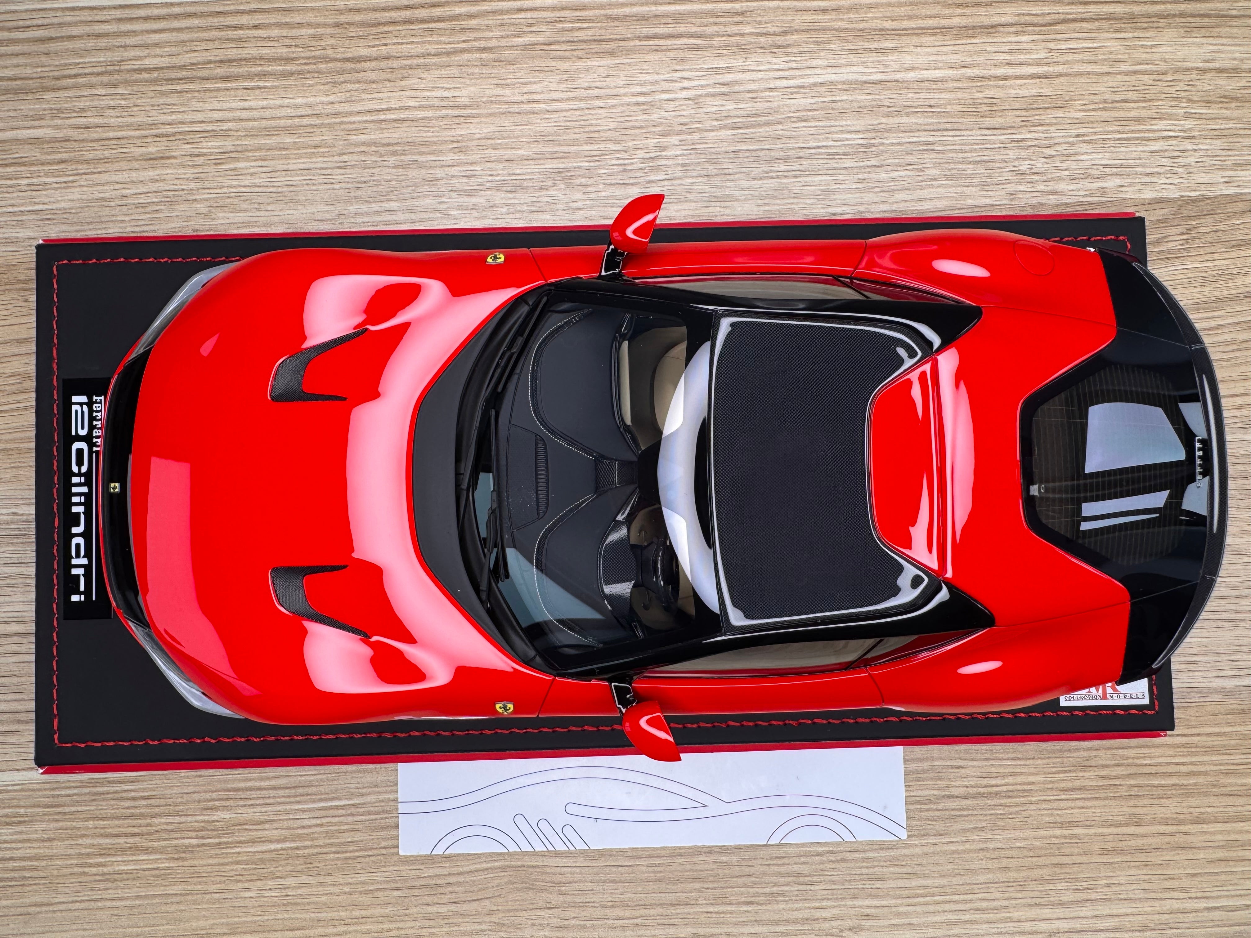 Ferrari 12 Cilindri - Rosso Scuderia - 1:18