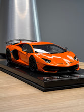 Load image into Gallery viewer, Lamborghini Aventador SVJ - Arancio Atlas - 1:18
