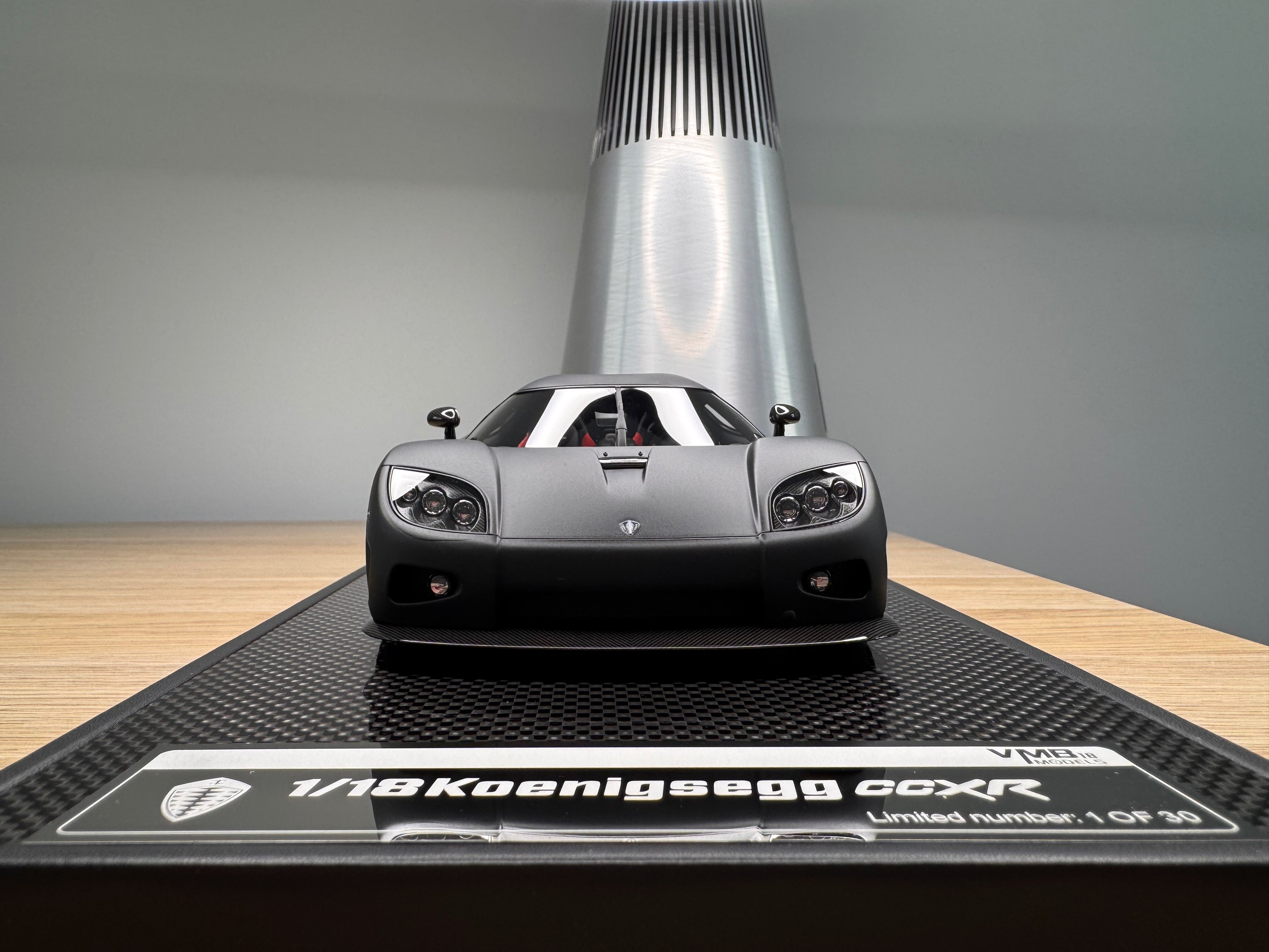 Koenigsegg CCXR - Storm Black (matte) - 1:18