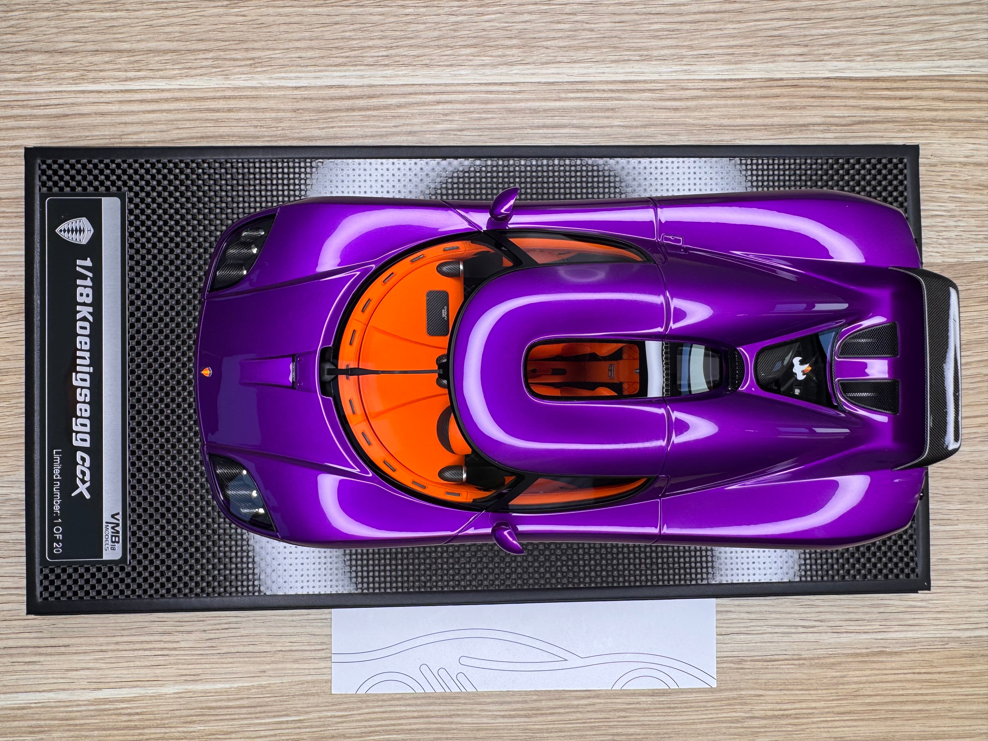 Koenigsegg CCX - Purple - 1:18