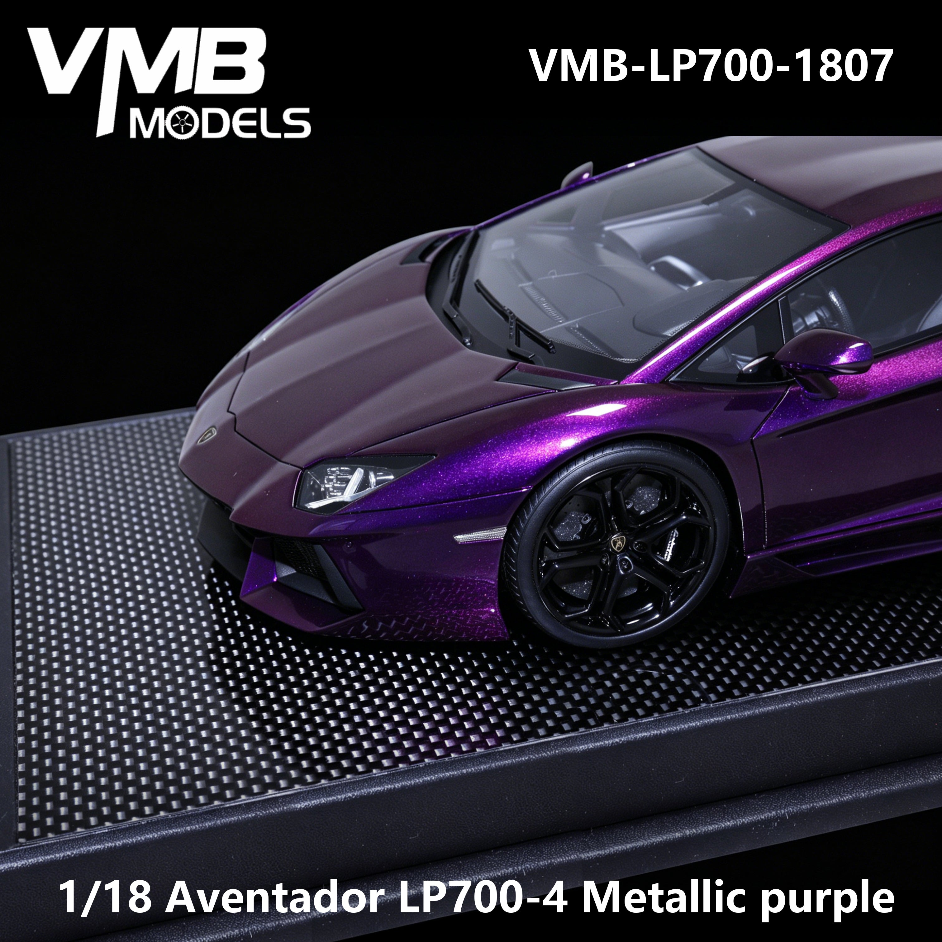 Lamborghini Aventador LP700-4 - Metallic Purple - 1:18