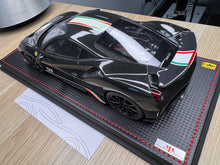 Load image into Gallery viewer, Ferrari 488 Pista Piloti - Nero Daytona with WEC decals - 1:18
