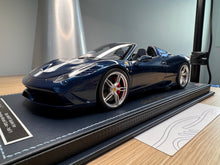 Load image into Gallery viewer, Ferrari 458 Speciale A - Blu NART Bullet 1 of 1 - 1:18
