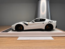 Load image into Gallery viewer, Ferrari F12tdf - Fuji White 2 stripes - 1:18
