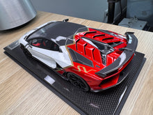 Load image into Gallery viewer, Lamborghini Aventador SVJ - Pearl White / Rosso Khonsu - 1:18
