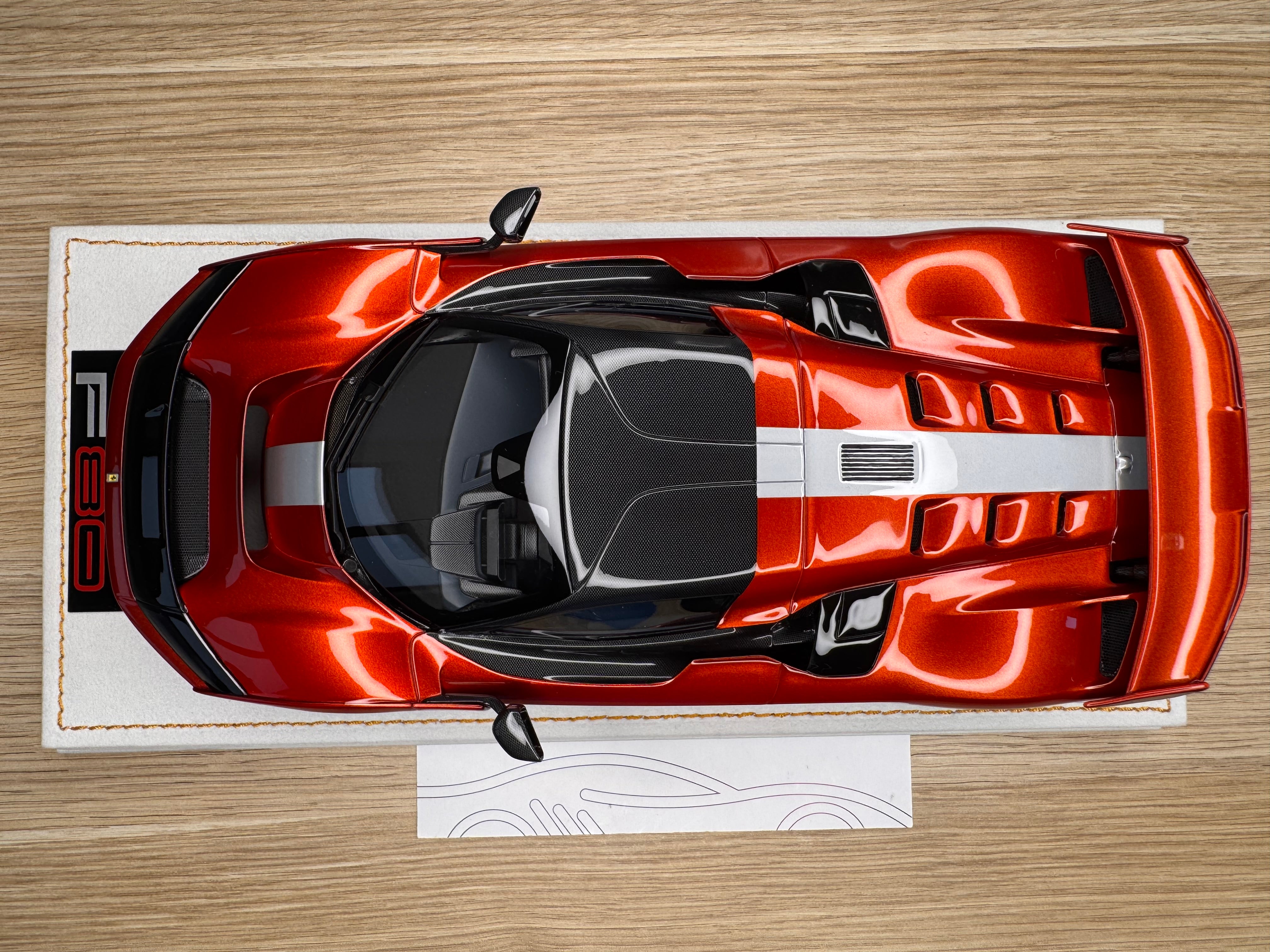 Ferrari F80 - Rame Mica with livery - 1:18