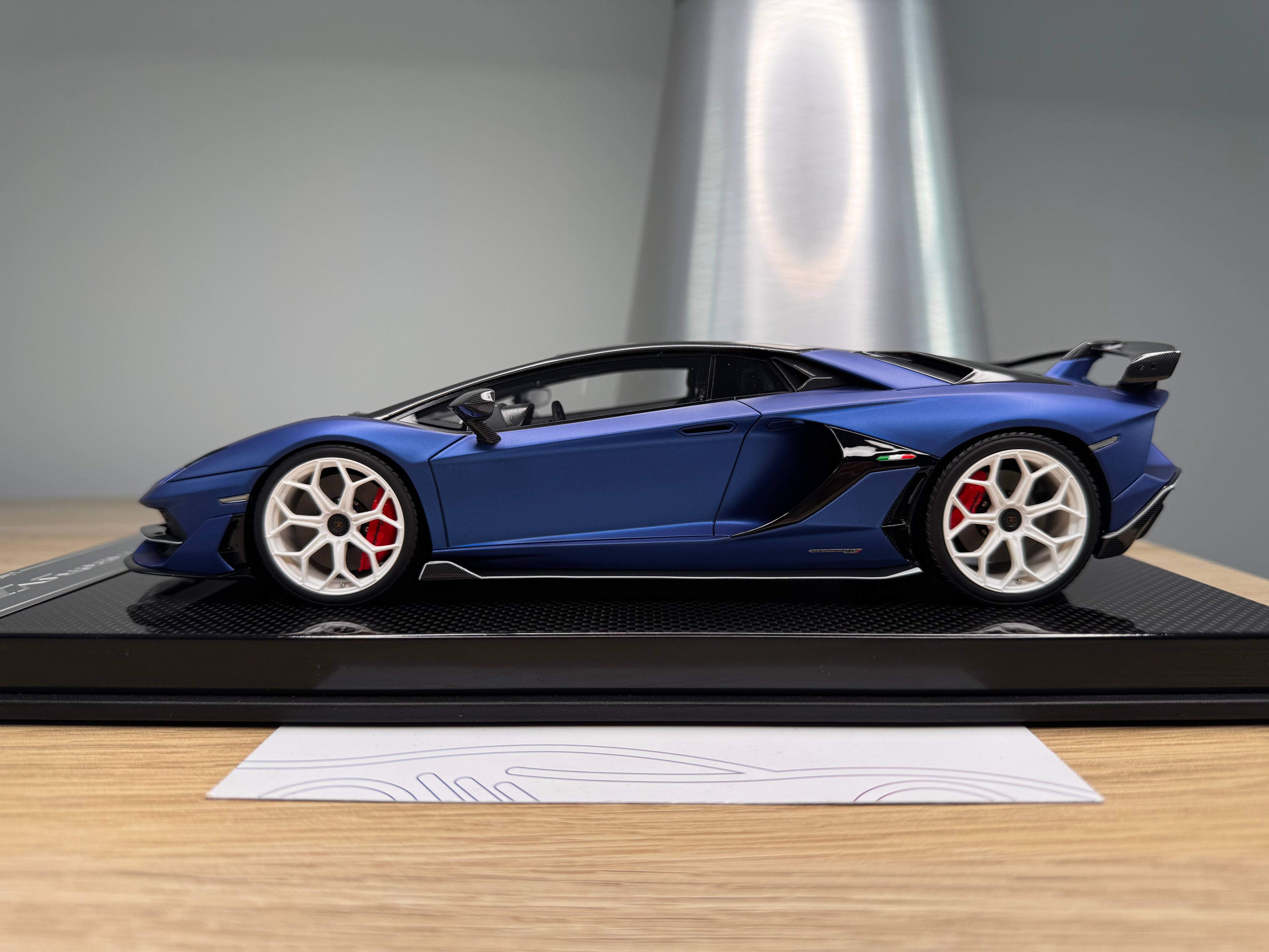 Lamborghini Aventador SVJ - Blu Emera - 1:18