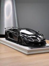Load image into Gallery viewer, Lamborghini Aventador SVJ - Black Luminous - 1:18
