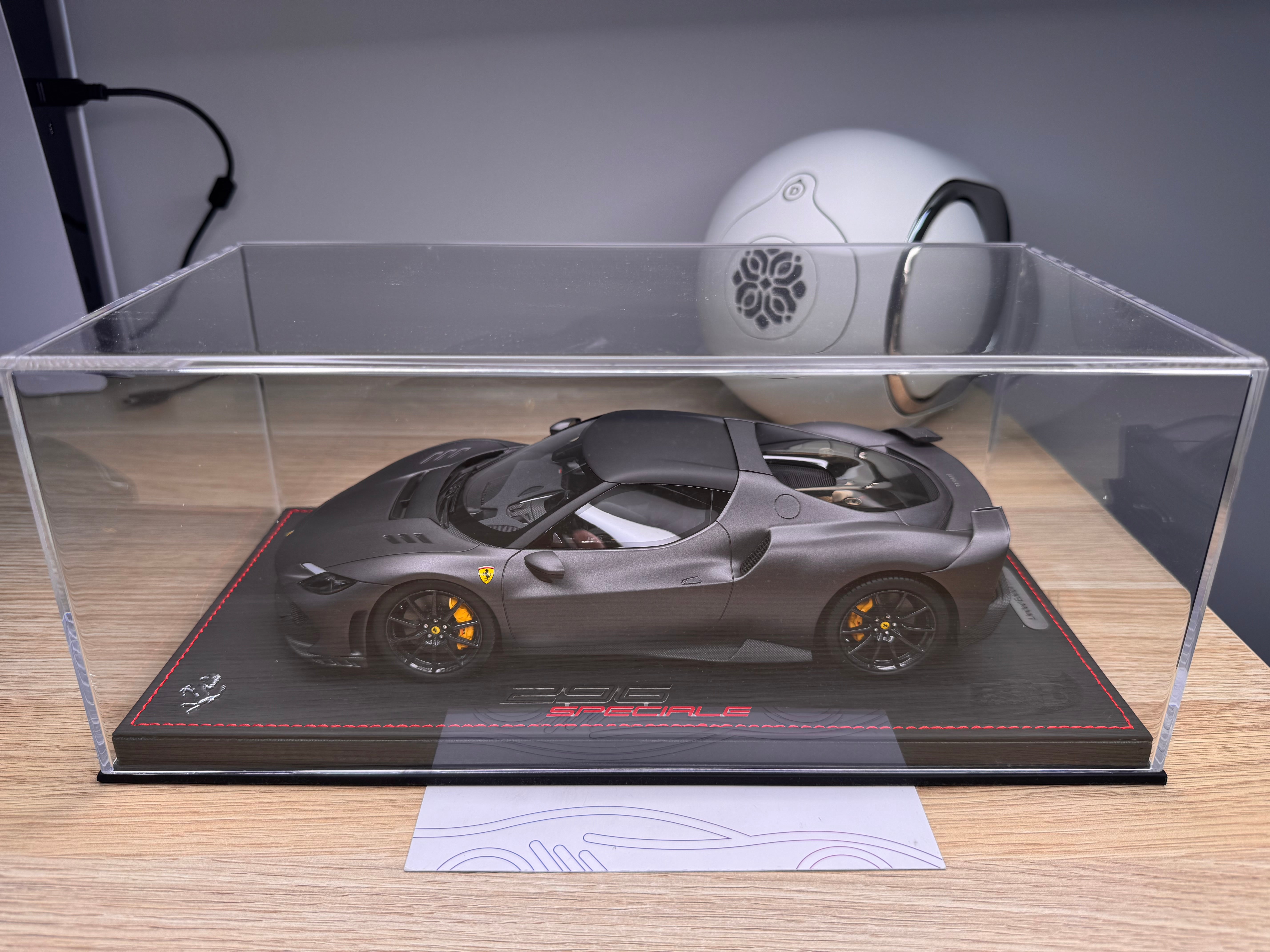 Ferrari 296 Speciale - Grigio Silverstone matte LE12 - 1:18