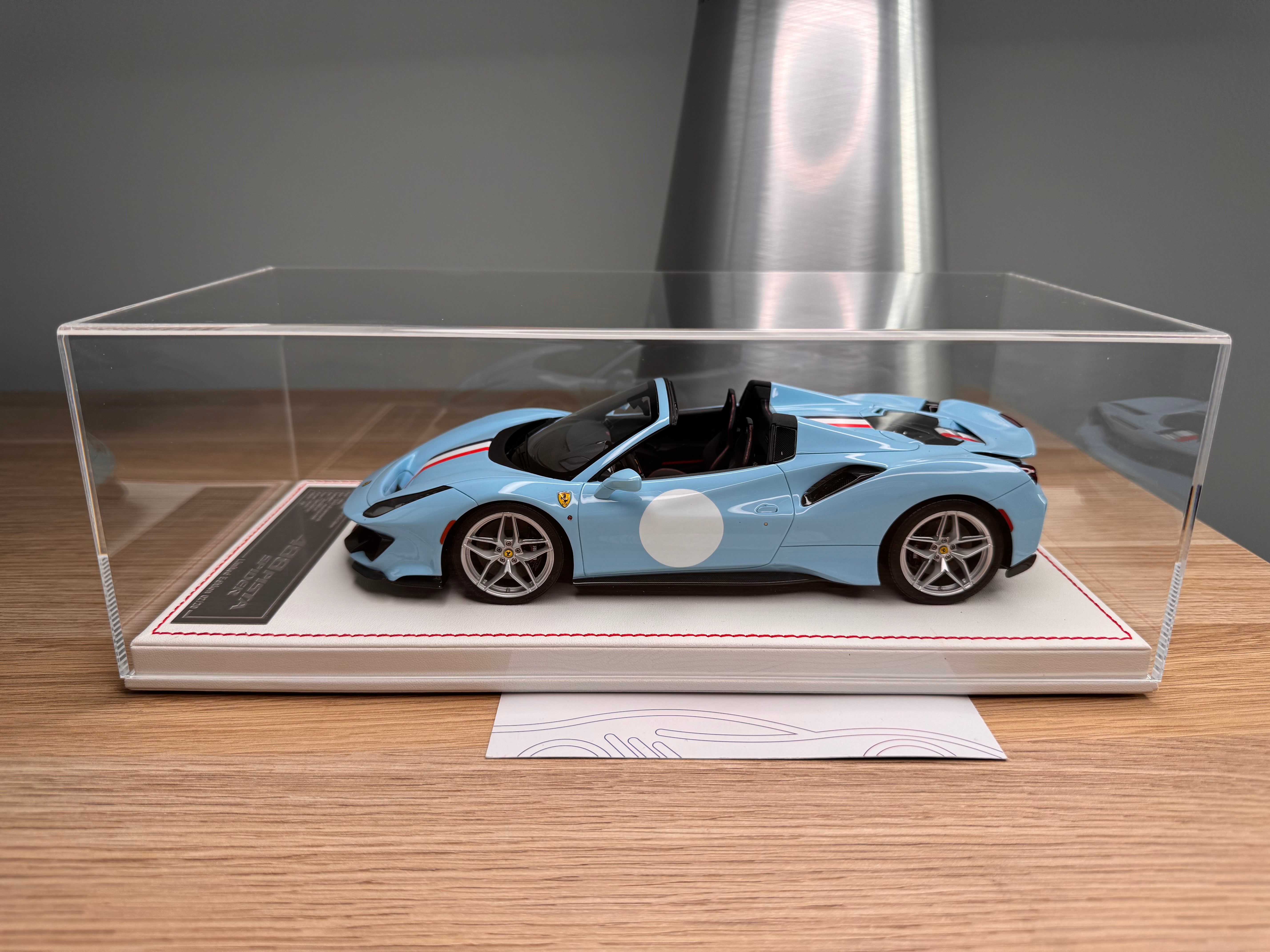 Ferrari 488 Pista Spider - Azzurro Laplata - 1:18