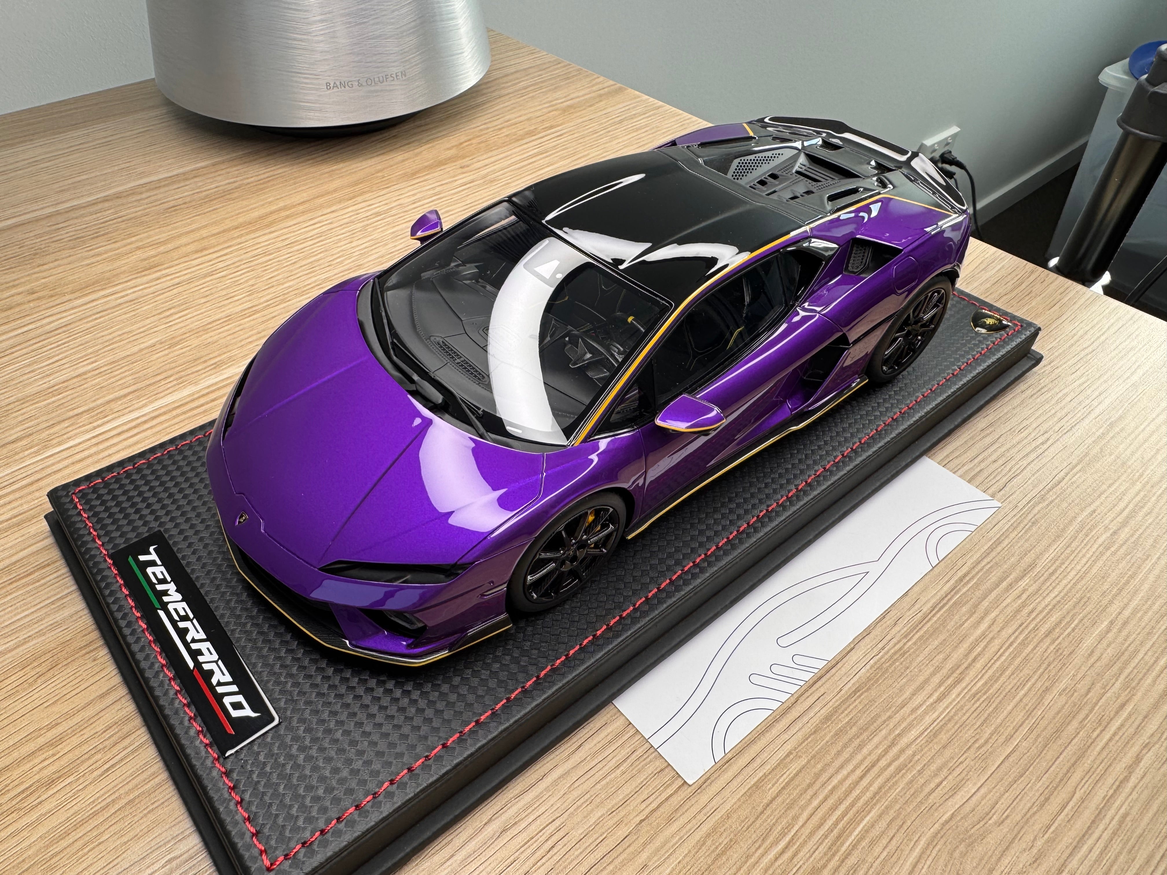 Lamborghini Temerario Alleggerita Package - Viola Pasifae - 1:18