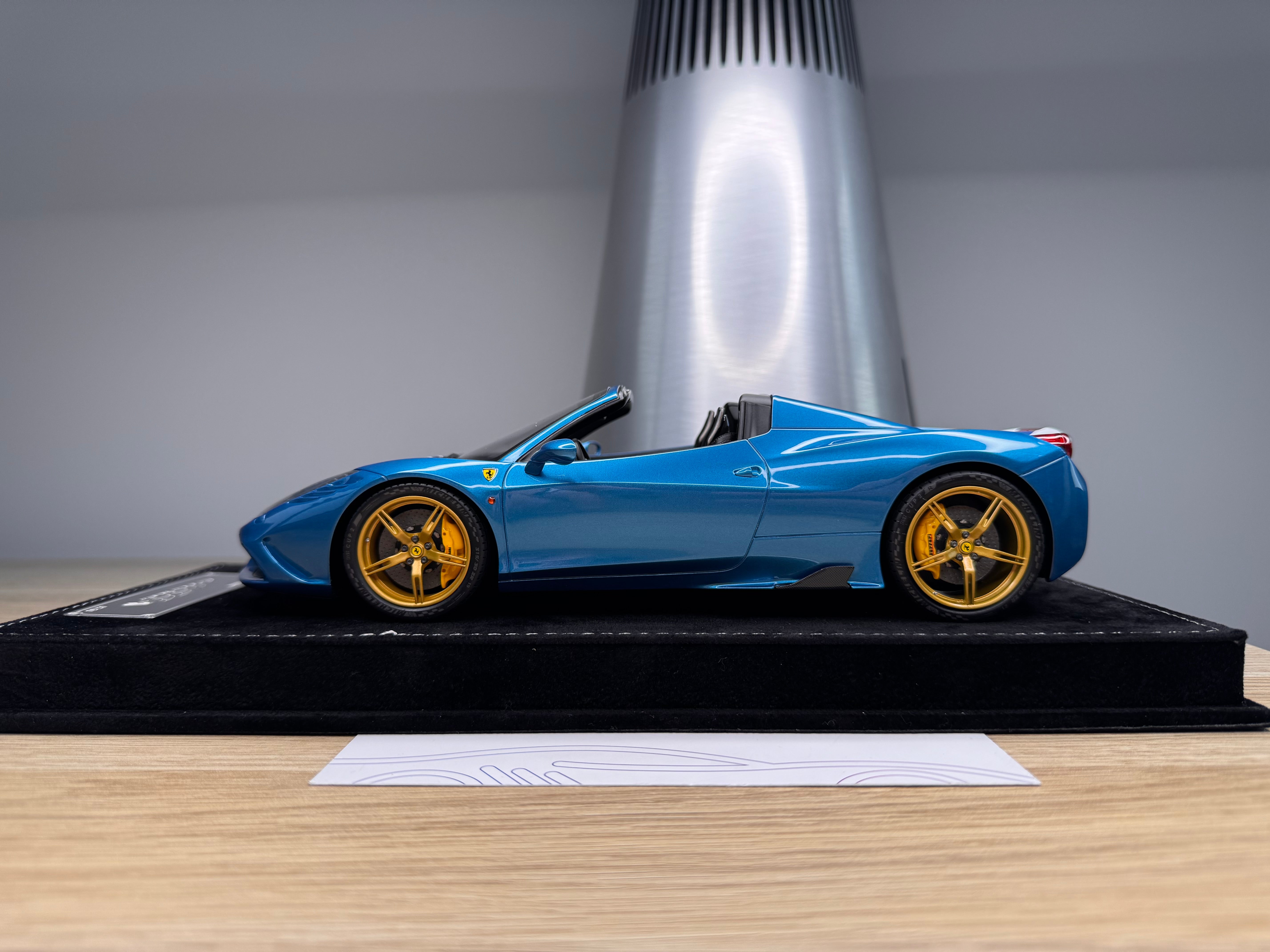 Ferrari 458 Speciale Aperta - Artemis Green / Blue - 1:18