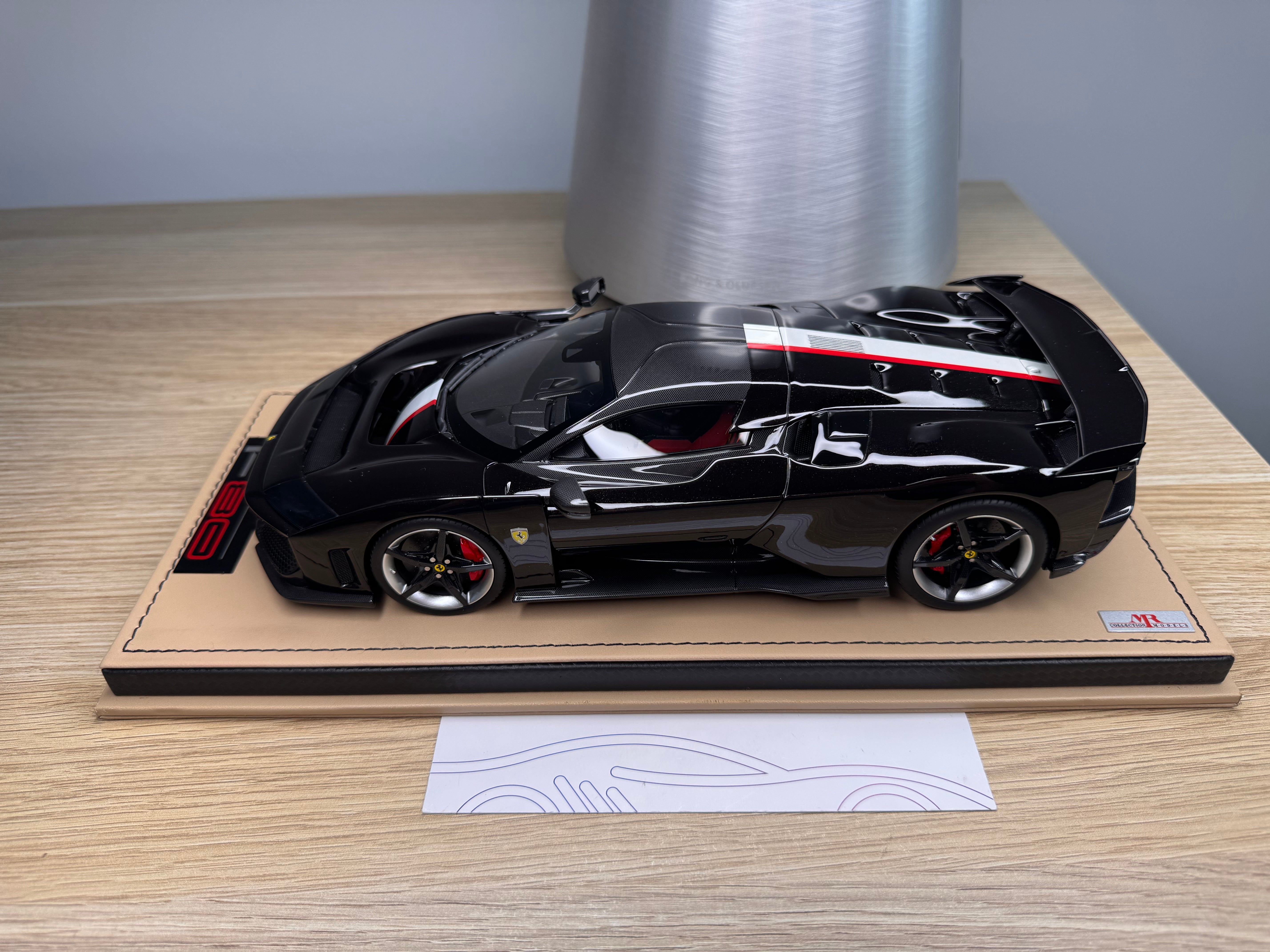 Ferrari F80 - Nero Daytona with livery LE49 - 1:18
