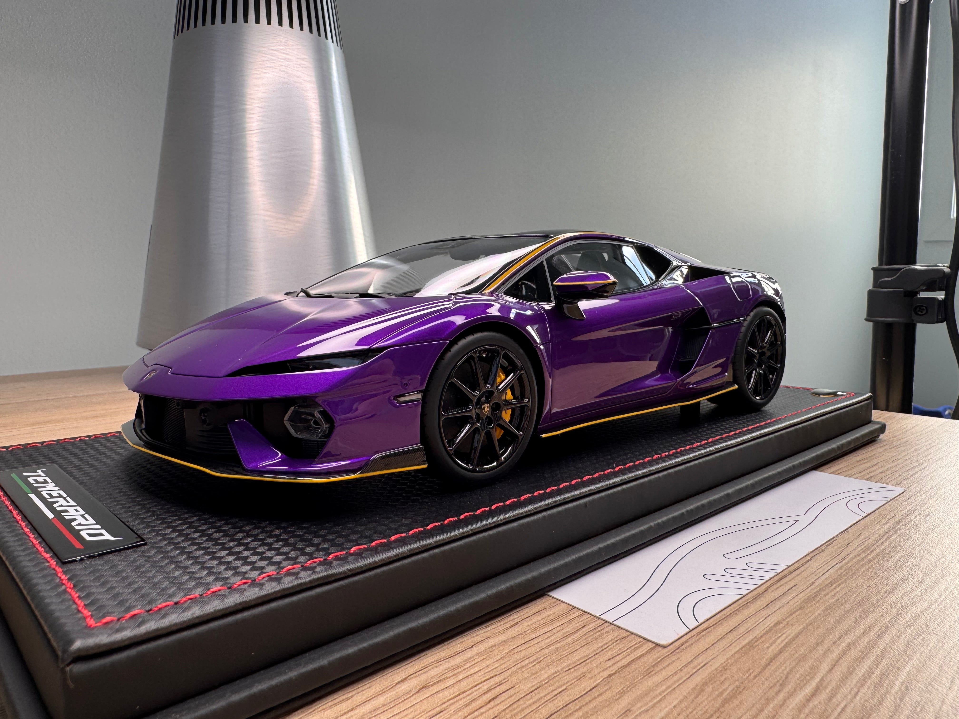 Lamborghini Temerario Alleggerita Package - Viola Pasifae - 1:18