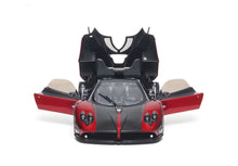 Load image into Gallery viewer, Pagani Zonda Cinque - Rosso Dubai diecast full open - 1:18
