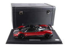 Load image into Gallery viewer, Pagani Zonda Cinque - Rosso Dubai diecast full open - 1:18
