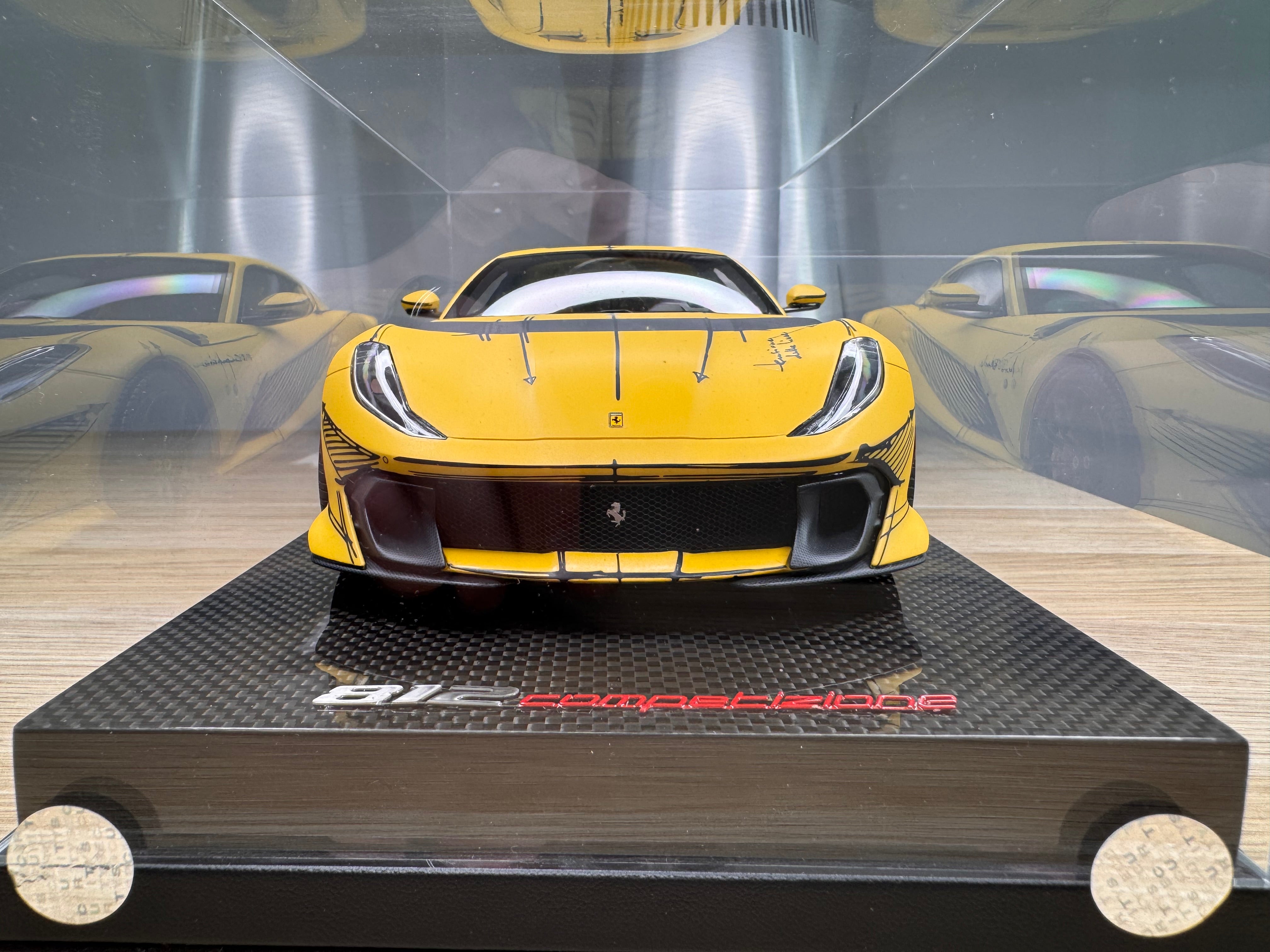 Ferrari 812 Competizione - Blank Sheet - 1:18