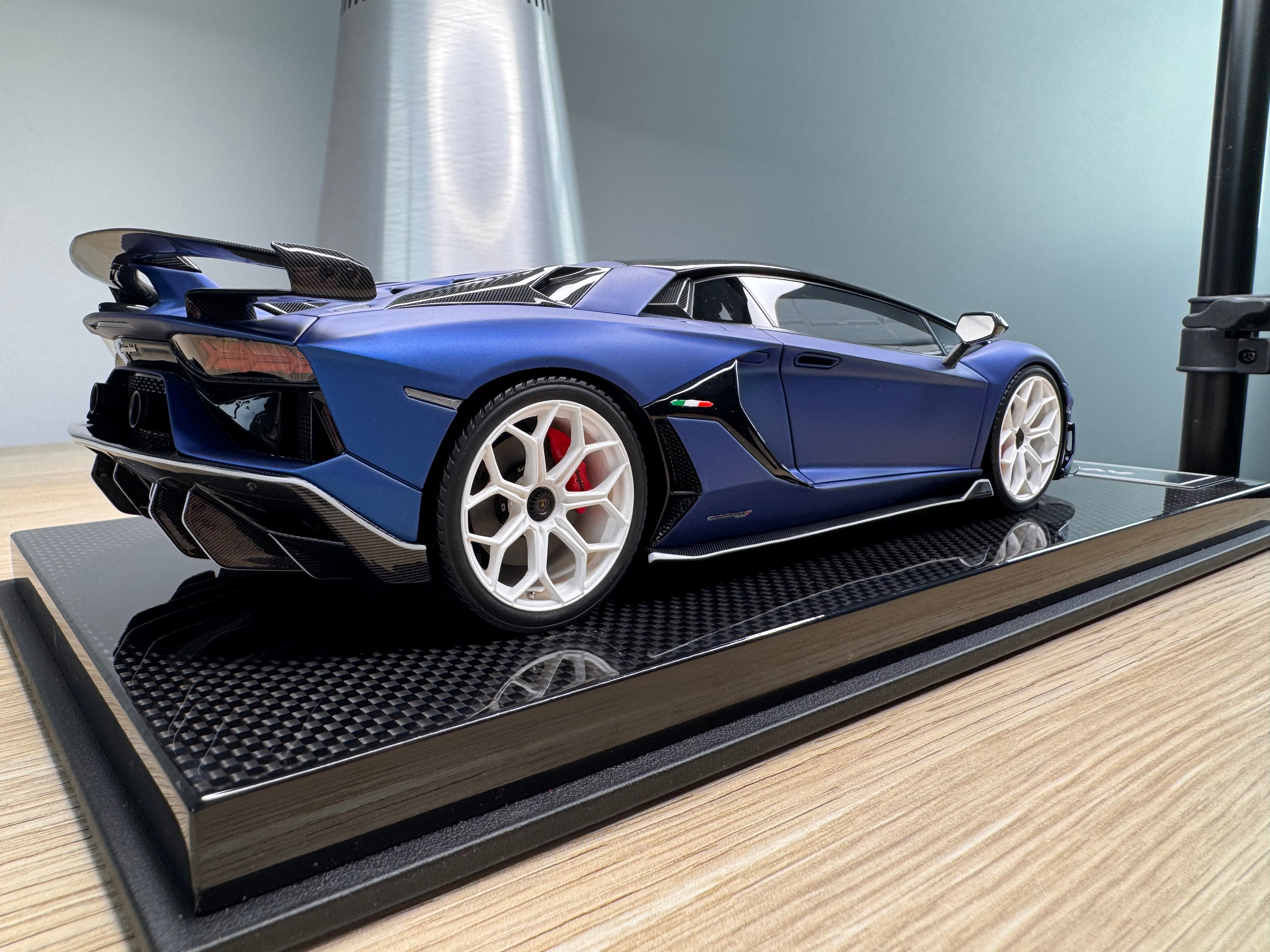 Lamborghini Aventador SVJ - Blu Emera - 1:18