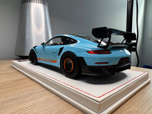 Load image into Gallery viewer, Porsche 911 GT2RSMR - Gulf Blue - 1:18
